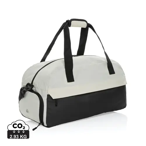 Kazu Aware&trade; Rpet Basic Weekend Duffel, Off-white