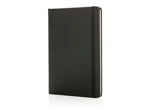 Standard Hardcover PU A5 Notesbog, Sort