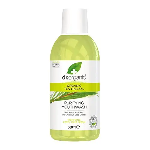 Dr. Organic Mundskyl Tea Tree 500 ml