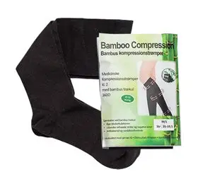 Bamboo kompressionsstrømper M/L