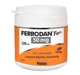 Vitabalans Ferrodan Fe2 + 50 mg - 120 tab.