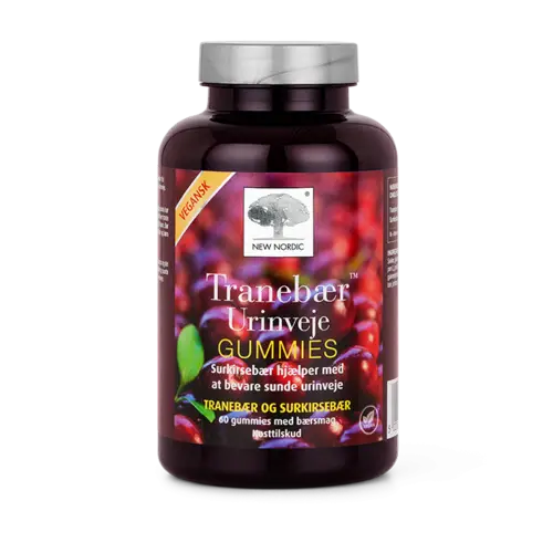 New Nordic Tranebær Urinveje Gummies 60 stk