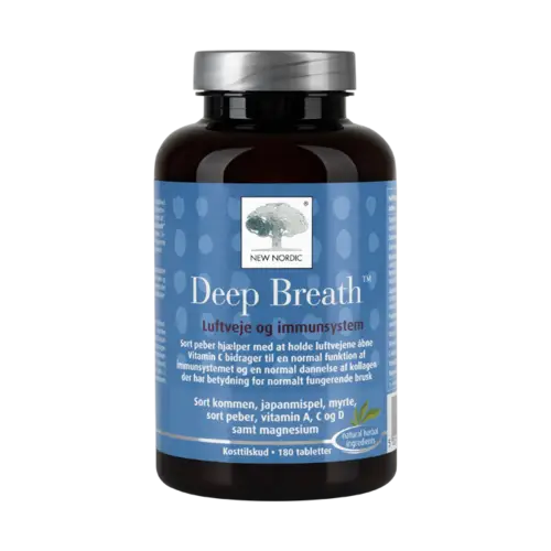 New Nordic Deep Breath 180 tabl. - 2 for 838,-