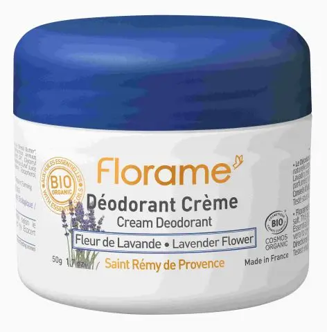 Florame Cream Deodorant Organic Aloe Vera &bull; 50ml. DATOVARE 07/2024