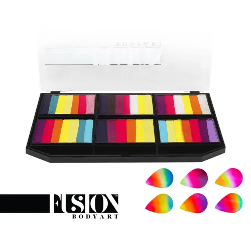 FUSION - Splitcake Palette - Leanne's Vivid Rainbow