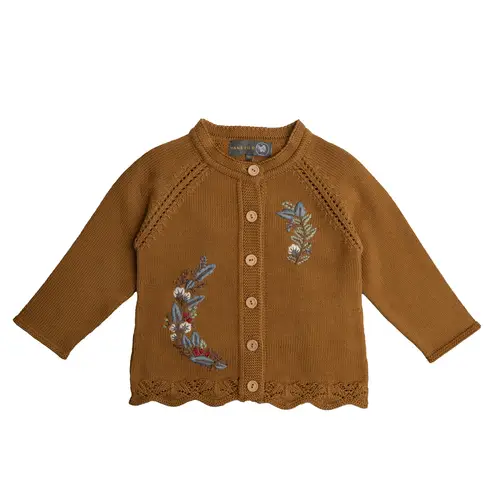 Elna cardigan - Golden brown / 86