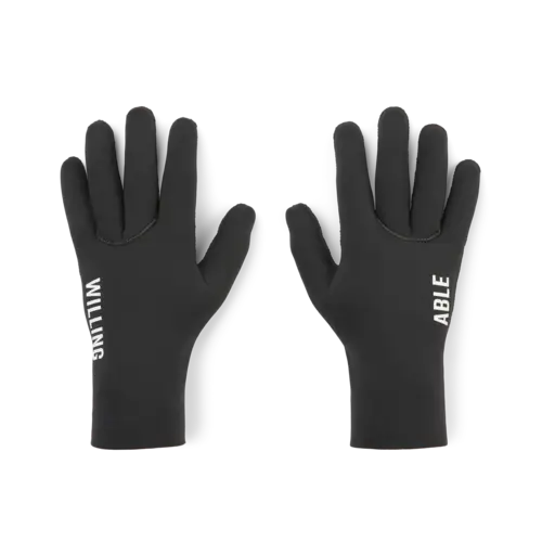 Willing Able - Neoprene Gloves - Sort - XXL