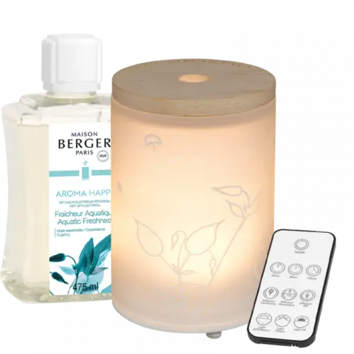 DIFFUSER AROMATERAPI & DUFTEN AROMA HAPPY - Elektronisk Mist diffuser - Maison Berger Paris - StudioBuus