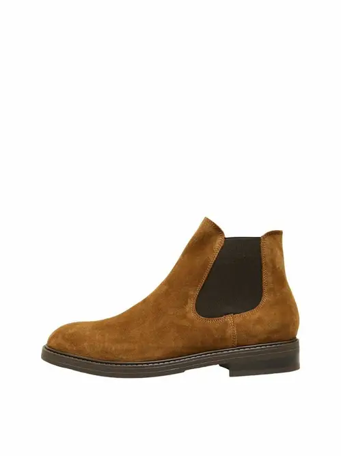 SLHBLAKE SUEDE CHELSEA BOOT B NOOS