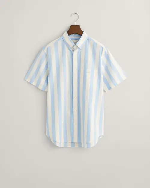 REG POPLIN PARASOL STRIPE SS SHIRT