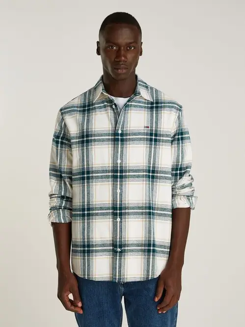 TJM REG CHECK FLANNEL SHIRT EXT