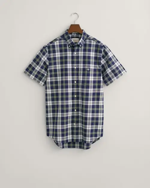 REG POPLIN CHECK SS SHIRT