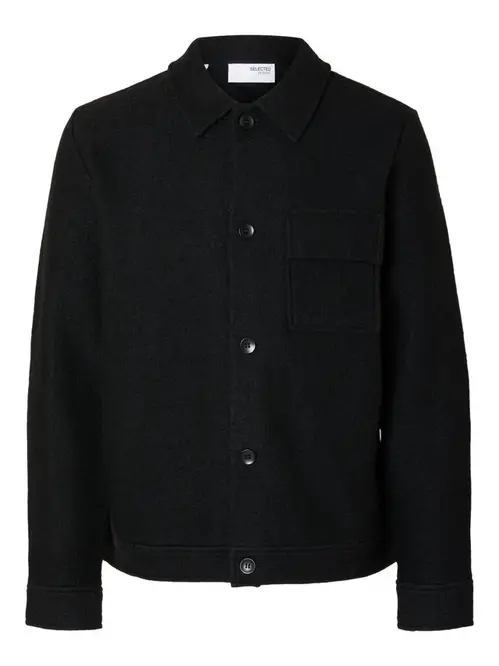 SLHNEALY LS KNIT SHIRT JACKET NOOS