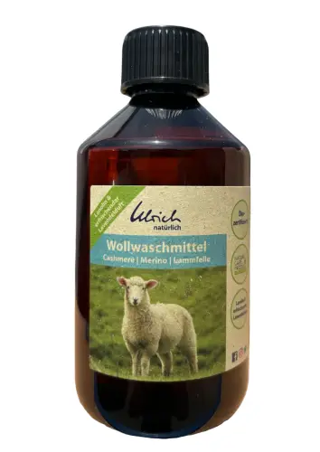 Ulrich Natürlich vaskemiddel til cashmere, merino og lammeskind med lavendel - 250 ml - økologisk