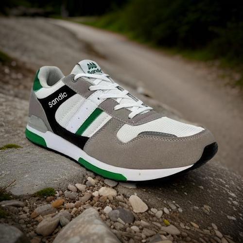 Herre sneakers hvid/grøn - 48