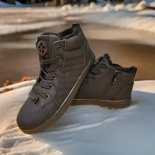 Vinter sneakers med foer sort - 42