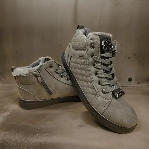 Vinter sneakers med foer grå - 42