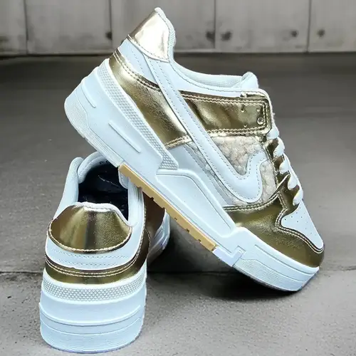 Dame sneakers guld - 40