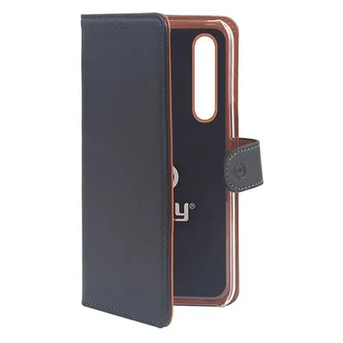 Celly Wally Huawei P30 Cover, Sort/Cognac