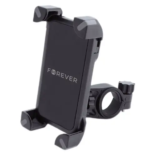 Forever Universal Mobileholder Til Cykelstativ, Sort