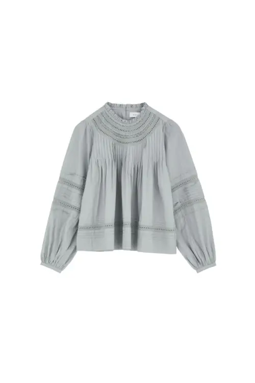 Aiayu - Skall Studio  Blouse Cloud Grey - 34 - Bianco