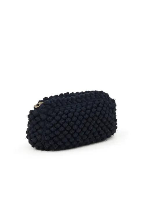 Aiayu - Aiayu Linn Clutch  Blue - Black