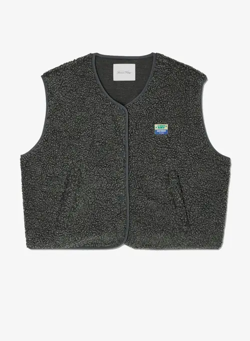 American Vintage Vest Hoktown Charcoal Melange