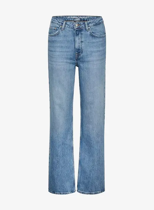 My Essential Wardrobe 35 The Louis High Wide Y Medium Blue Retro Wash