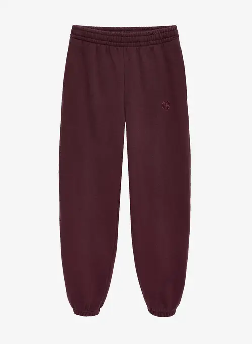 Anine Bing Karter Jogger Dark Burgundy