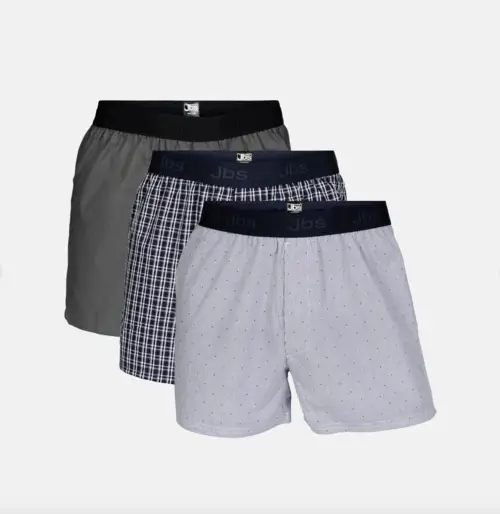 JBS - BOXER SHORTS -- GRÅ STRIB  PACK