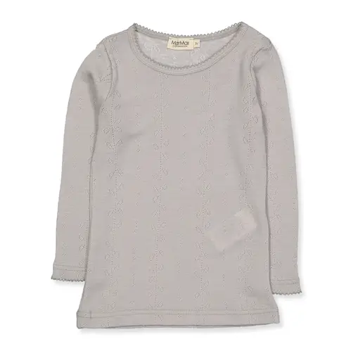 Soft dove uld bluse (3 år/98 cm)