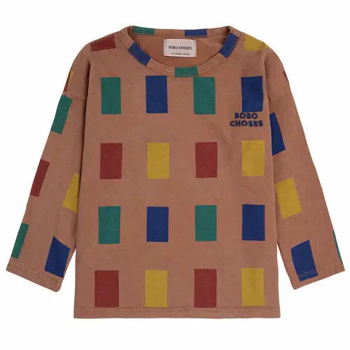 Organic Color Game bluse (2-3 år)