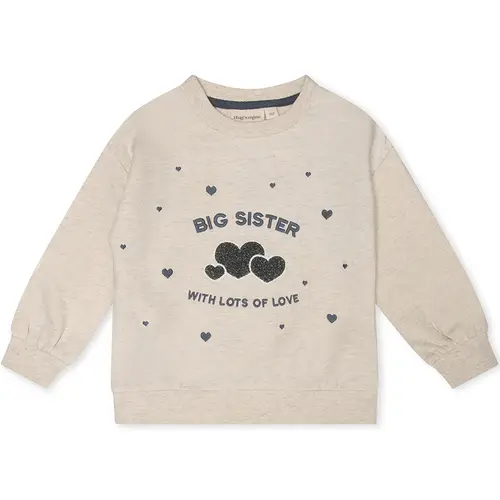 Organic big sister sweatshirt (2 år/92 cm)