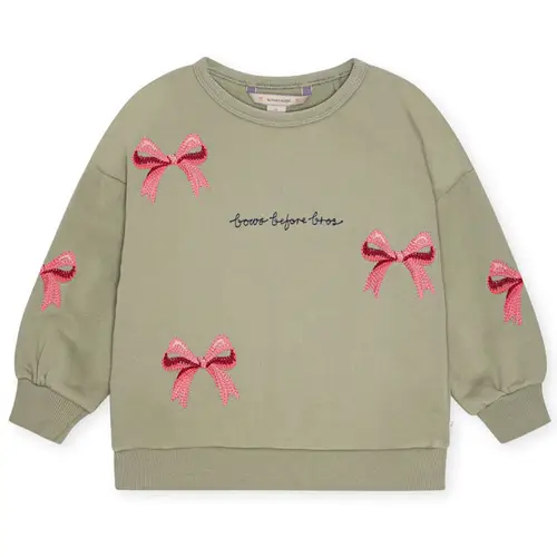 Lou bow sweatshirt (2 år/92 cm)