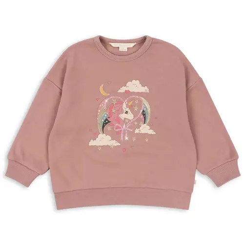 Lou glitter sweatshirt (9-10 år)