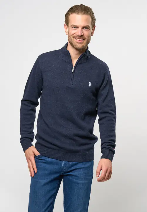 Kevin Striktrøje Half-zip - U.S. Polo Assn - Herre - XL