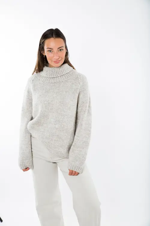 Yrsa Sweater - Fuza Wool - Beige