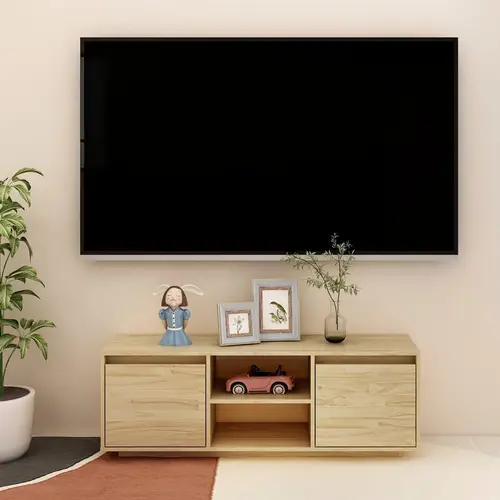 vidaXL tv-bord 110x30x40 cm massivt fyrretræ