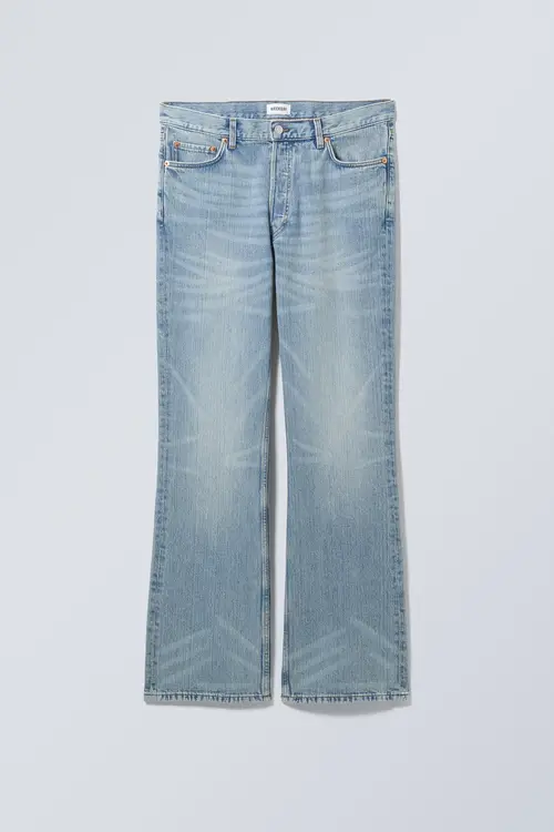 Weekday Motion Slim Bootcut Jeans Aeon Blue I størrelse W 31