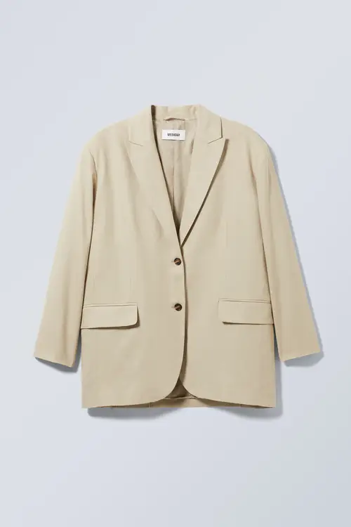 Weekday Liv Hørblazer Beige, Blazere I størrelse 38