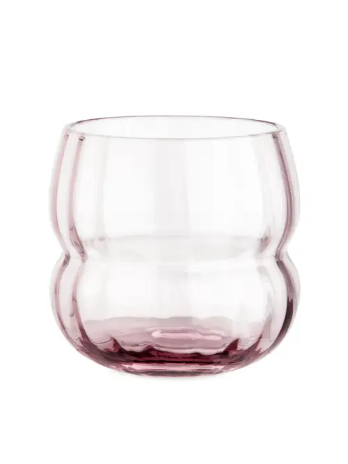 Arket Drikkeglas. Farve: Pink