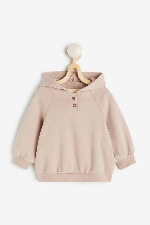 H&M Hoodie Beige, Hoodies I størrelse 98