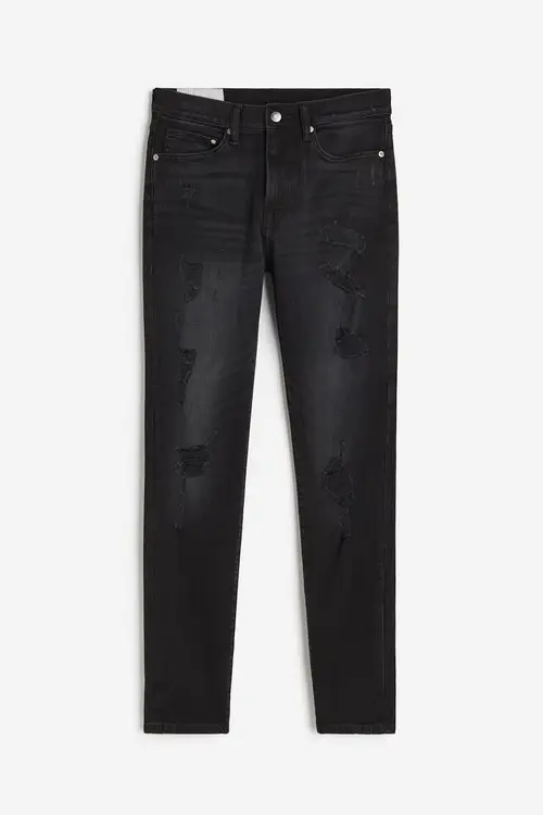 H&M Skinny Jeans Sort. Farve: Black I størrelse 32/30