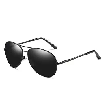 Polariserede Aviator solbriller "Topgun" (Anti-refleks)