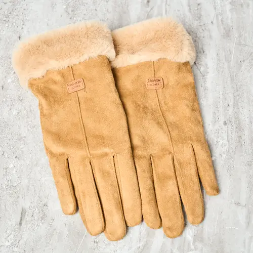 Cozy - Gloves - Small / Brun