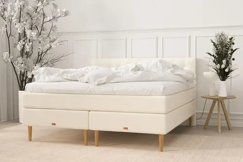 SÖVNN Viva Kontinentalseng - 220x220 - Lys Beige