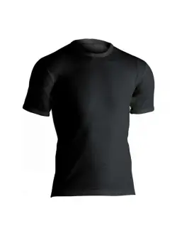 Dovre wool t-shirt i sort med rund hals til herre Sort XL