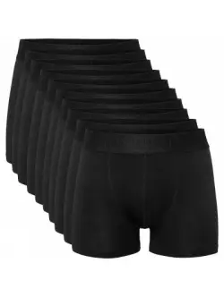 RESTERÖDS 10-pak boxershorts i sort til herre Sort XL