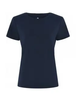 JBS of Denmark FSC-bambus t-shirt med rund hals i navy til kvinder S Navy