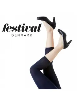 Festival Amelie Capri 40D strømpebukser i 3D lycra Marine til kvinder Marineblå M/L - 40/42